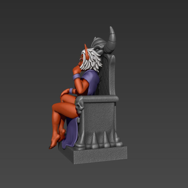 Figura de la Reina Demonio Cuervo para impresión 3D - Image 10