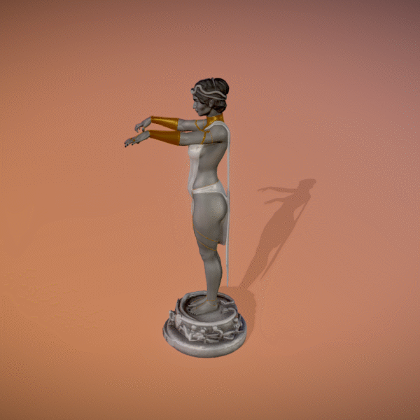 Estatua de Circe o estatua de la diosa Kirke STL 3d modelo - Image 2