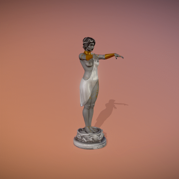 Estatua de Circe o estatua de la diosa Kirke STL 3d modelo - Image 5