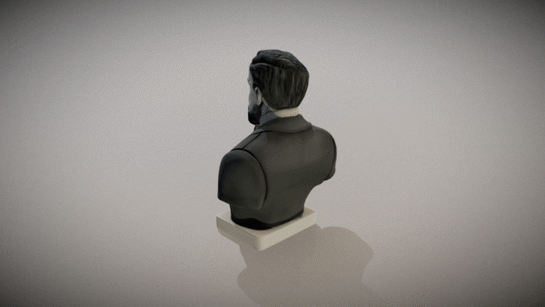 Busto de Claude Debussy para impresión 3D - Image 5