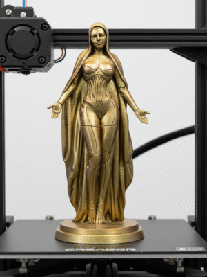 Modelo de estatua de androide M.A.R.I.A.