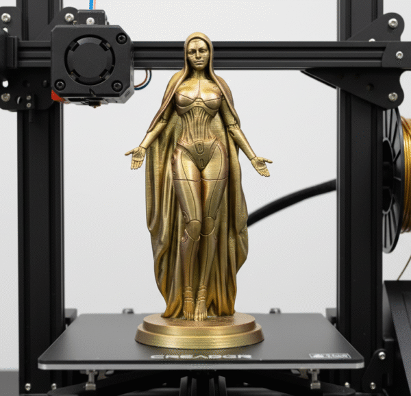 Modelo de estatua de androide M.A.R.I.A.
