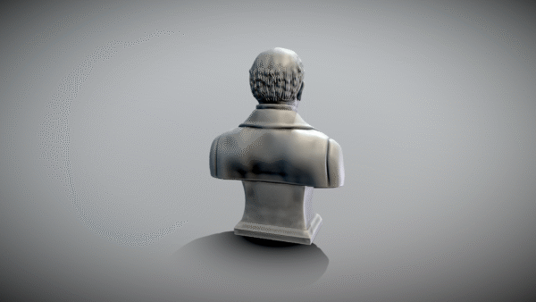 Domingo Faustino Sarmiento Busto 3D - Image 2