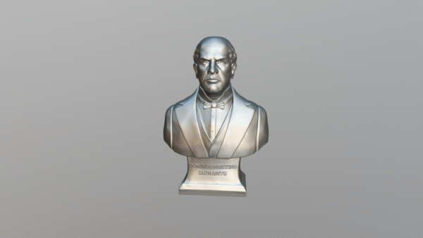 Domingo Faustino Sarmiento Busto 3D - Image 3