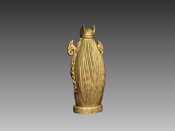 Estatua de Freya en estilo totémico - Image 4