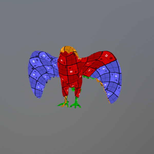 Modelo 3D de halcón imprimible en 3D - Image 7