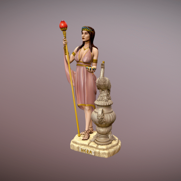 Estatua de la diosa Hera para impresión 3D - Image 2