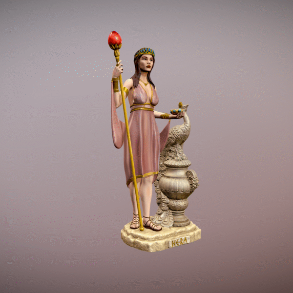 Estatua de la diosa Hera para impresión 3D - Image 3