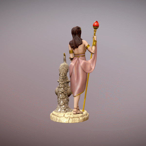 Estatua de la diosa Hera para impresión 3D - Image 4