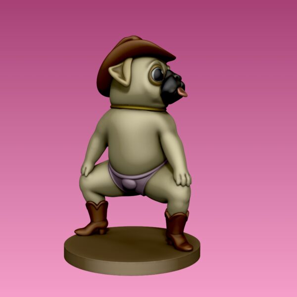 Figura decorativa de perro pug Hot Pug - Image 4