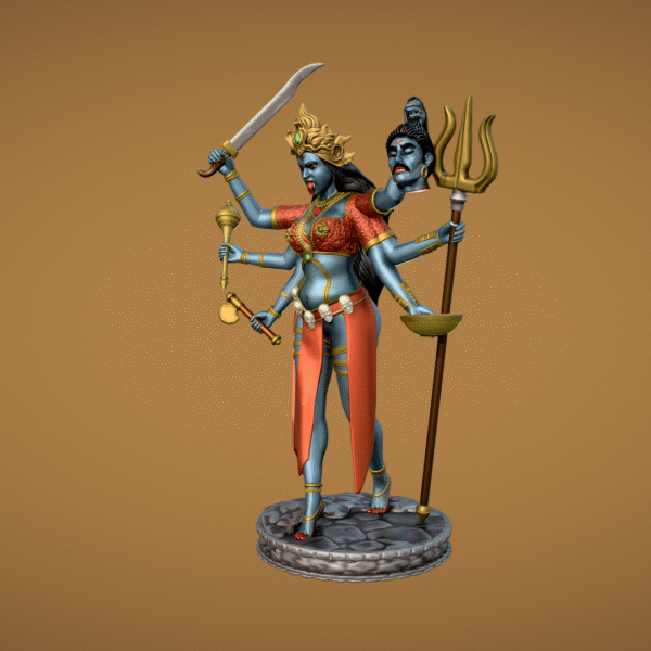 Estatua Diosa Kali indu para impresión 3D STL Modelo 3D - Image 9