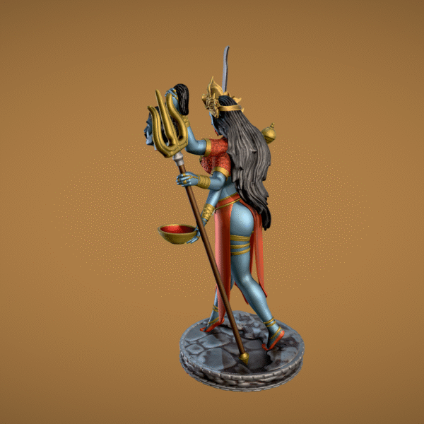 Estatua Diosa Kali indu para impresión 3D STL Modelo 3D - Image 5