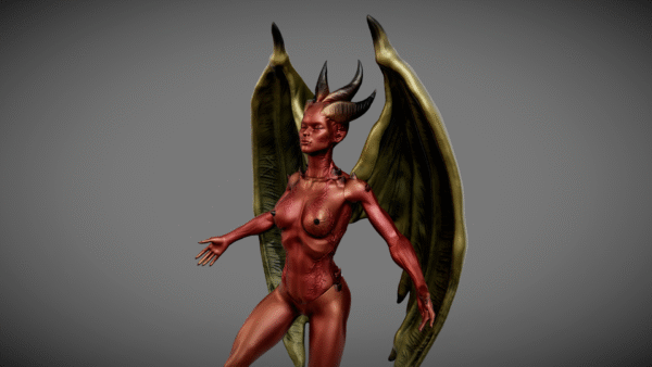 Diosa Lilith estatua para impresión 3D en formato STL - Image 8