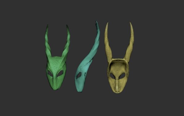 Máscara estilo Karikpo para impresión 3D Modelo de impresión 3D - Image 8