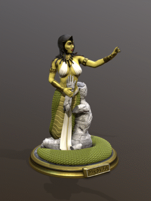 Estatua de Medusa Free Modelo STL