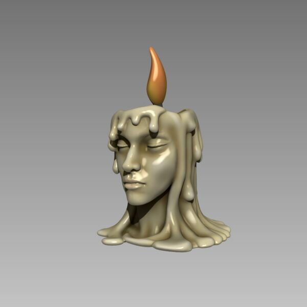 Portavelas LED decorativo Melted Girl - Image 3