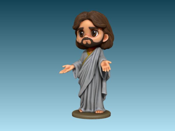 Mini Figurilla de Jesus  ( Chibi ) - Image 3