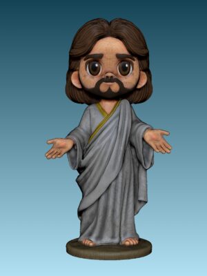 Mini Figurilla de Jesus  ( Chibi )
