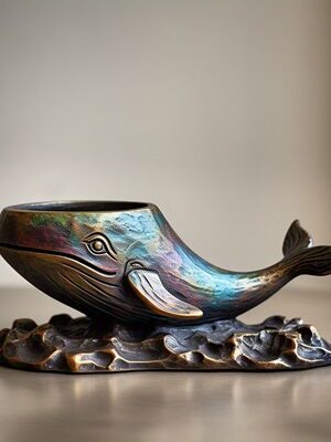Maceta decorativa Ballena