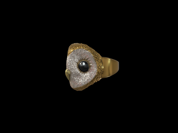 Anillo Buho STL para impresión 3D - Image 3