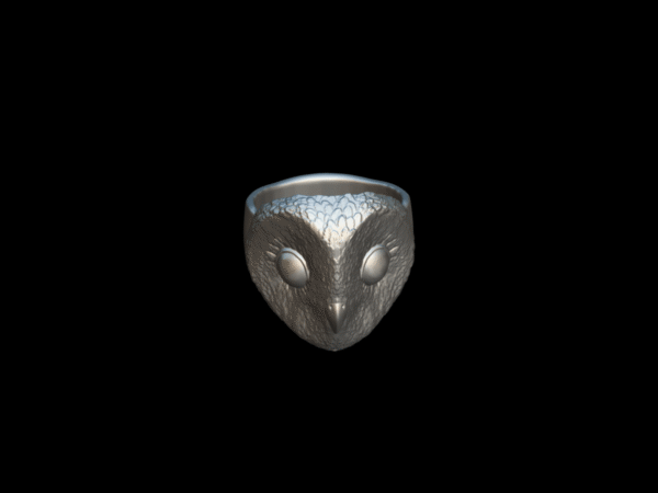 Anillo Buho STL para impresión 3D - Image 5