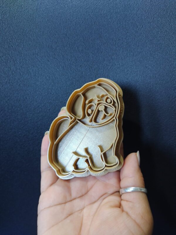 cortante de galleta perro pug