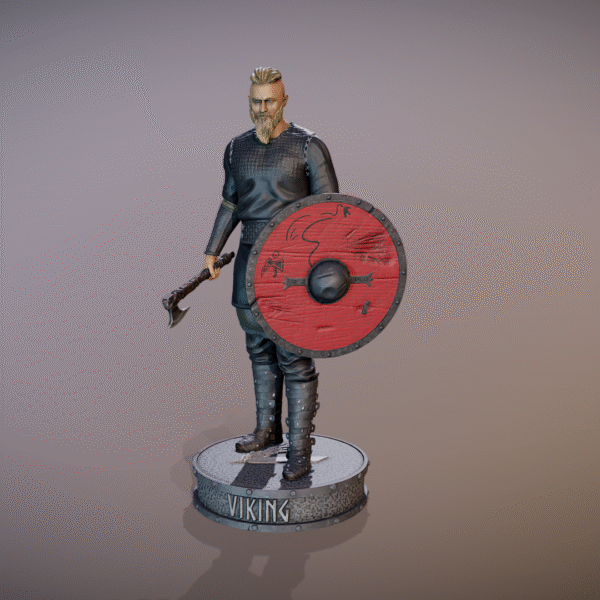 vikingos ragnar lothbrok figurilla 3D STL