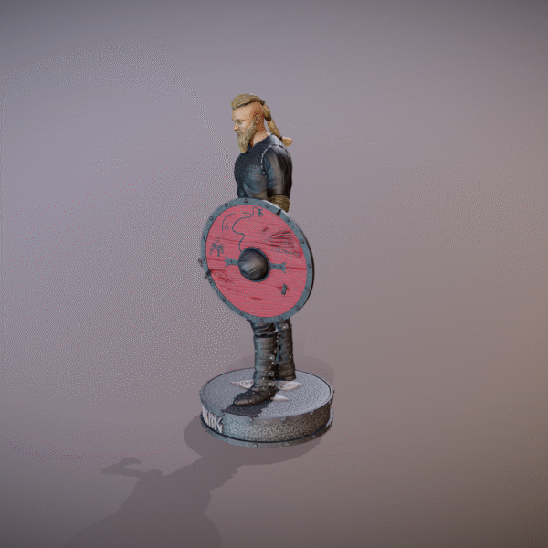 vikingos ragnar lothbrok figurilla 3D STL - Image 4