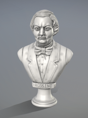 Busto del compositor Rossini Gioacchino
