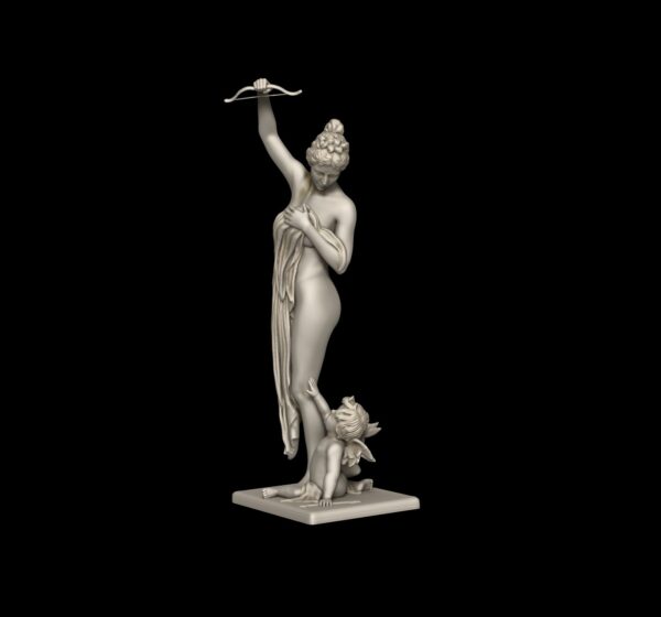 Venus desarmando el estilo clásico de escultura de cupido - Image 3