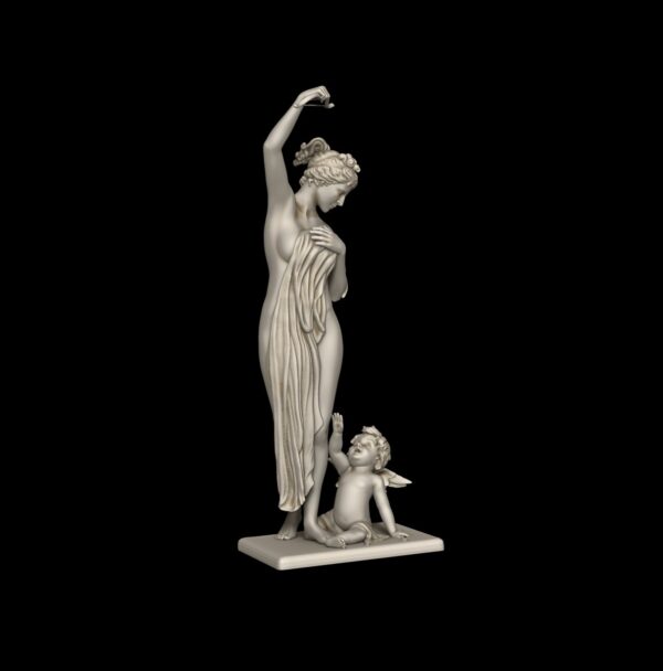 Venus desarmando el estilo clásico de escultura de cupido - Image 6