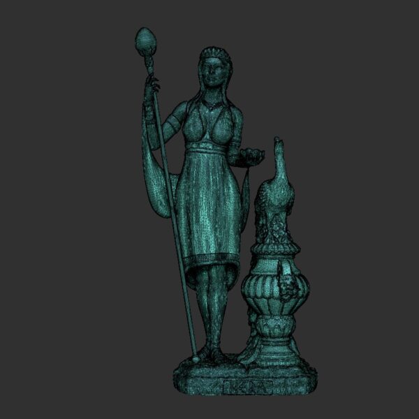 Estatua de la diosa Hera para impresión 3D - Image 10