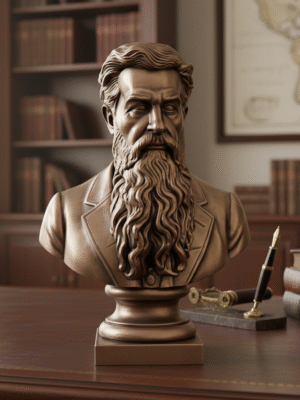 Busto de Leandro N. Alem - Escultura 3D para Impresión STL