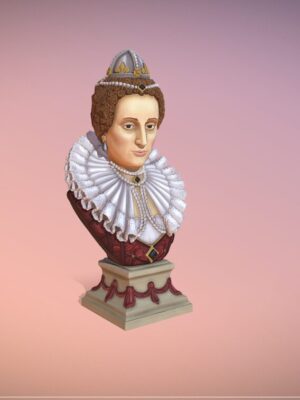 Busto de Isabel I Reina de Inglaterra