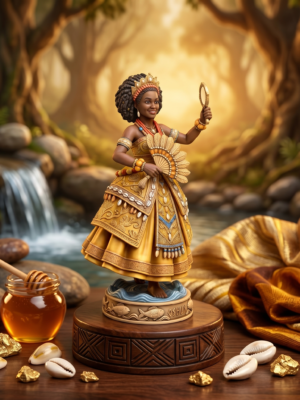 Archivo STL Escultura Oshún Yoruba - Modelo para Imprimir