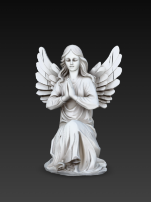 Archivo STL Ángel de Rodillas Orando - Modelo 3D Premium (Gratis)