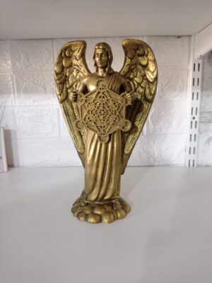 Estatuilla Física Arcángel Metatrón 15cm Dorado