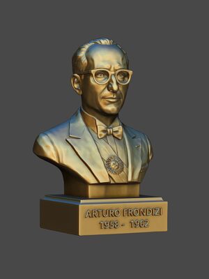 Busto de Arturo Frondizi - Modelo 3D para Impresión (STL)