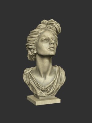 Archivo STL Gratis: Busto Decorativo de Mujer (Impresión 3D)