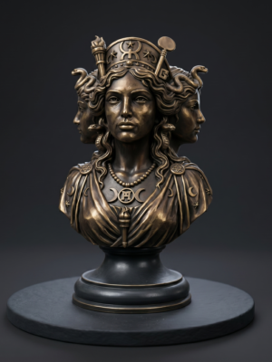 Busto de Hecate- Diosa griega de la magia