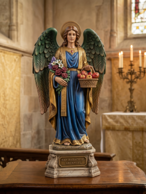 Estatuilla Arcángel Barachiel (20cm) - Impresión 3D Premium a Color