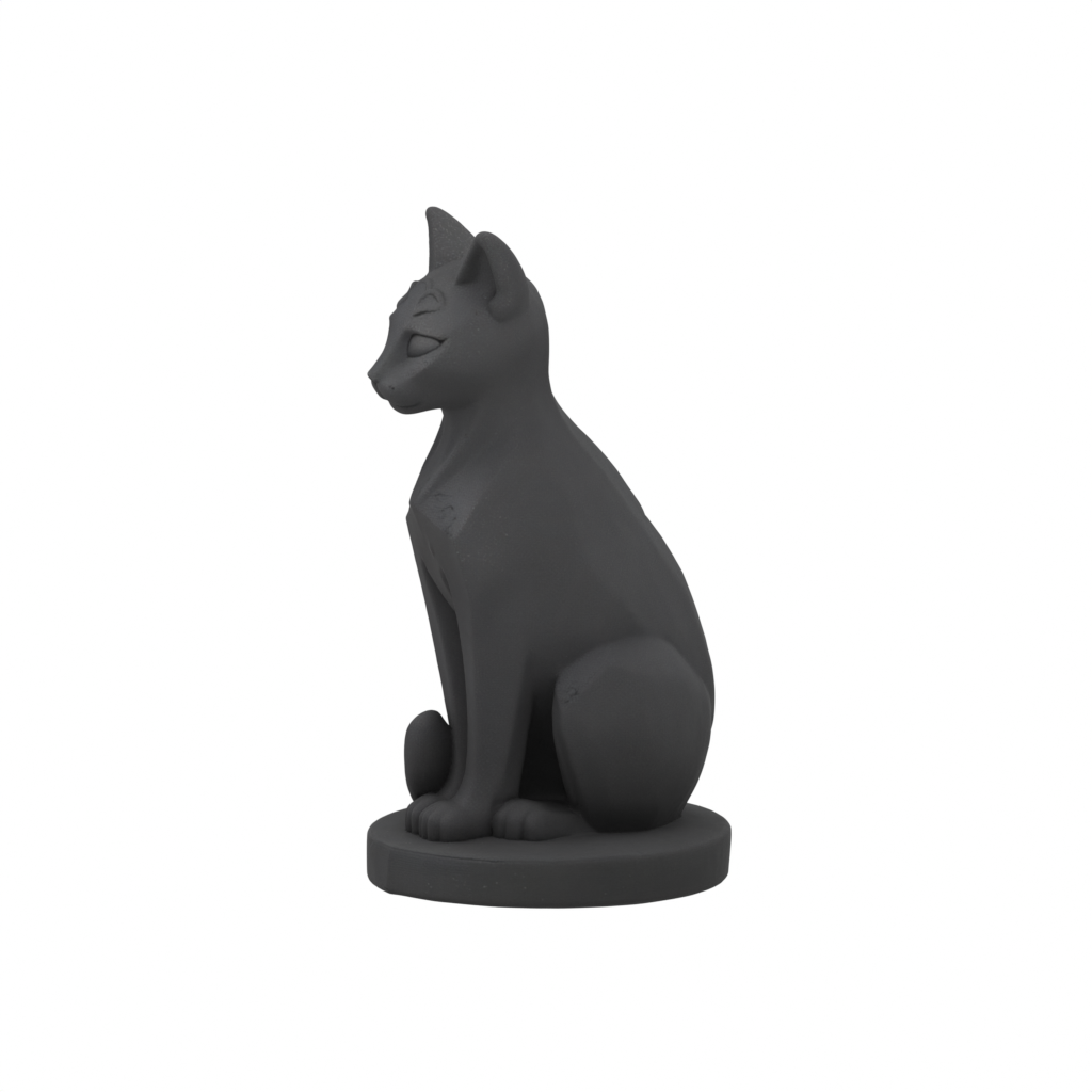 Occult Gothic Cat - 3D Printable Model - Image 3