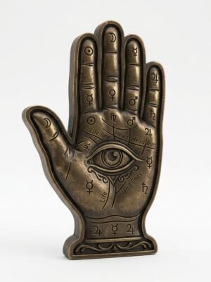 Occult Palmistry Hand Statuette - 3D Printable Model