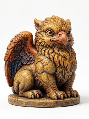 Baby Griffin Cachorro - Cute Mythological Statuette - 3D Printable Model