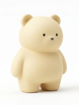Chubby Bear Figurine - Modern Art Toy Decor - 3D Printable Model