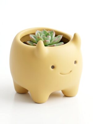 Little Monster Planter Pot - Cute Modern Decorative Planter - 3D Printable Model