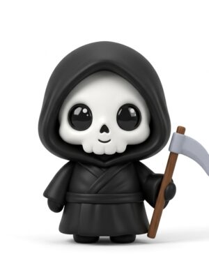 [FREE STL] Cute Chibi Grim Reaper Statuette - 3D Printable Model