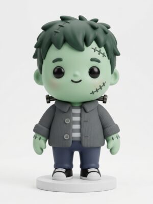 [FREE STL] Cute Chibi Zombie Boy Statuette - 3D Printable Model
