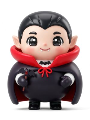 [FREE STL] Cute Chibi Vampire Statuette - 3D Printable Model