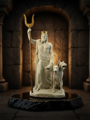 Estatua Dios Hades 25cm Color Calidad Premium Impresion 3d